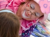 Sookie the Clown is focused on pleasing with face paints, Fun Events, Toronto