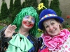 Be-Bop and Sookie the Clown are hamming it up for the Cameras