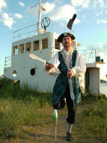Pirate Captain Jack Robin, Fun Events, Toronto, ON