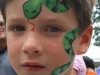 Boy with Snake Face Painting Design Fundraising Event