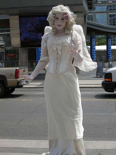 Living Statue Angel, Fun Events, Toronto, ON