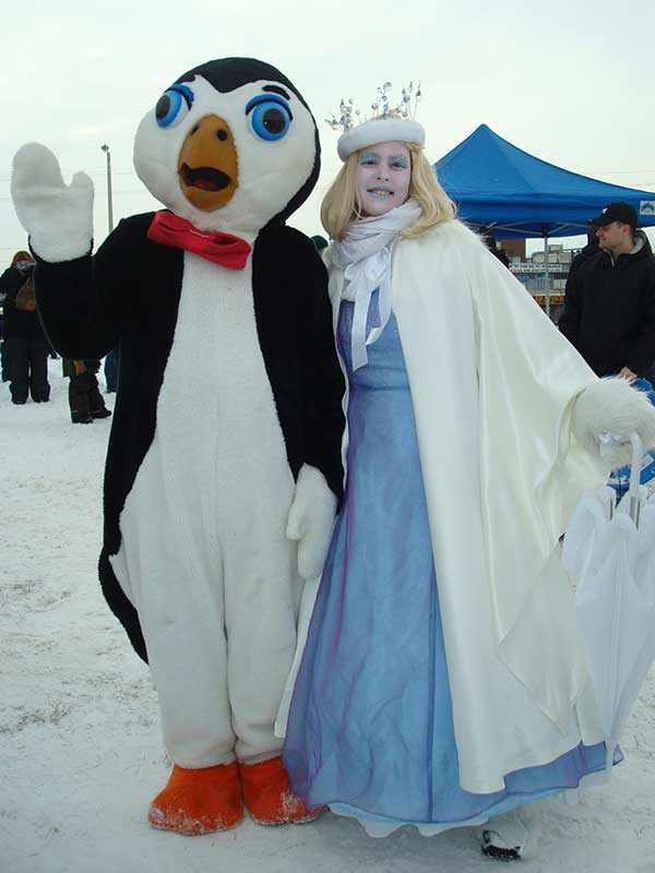 Winterfest with Snow Queen and Penquin