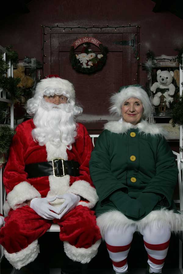 Santa Claus and his Elf