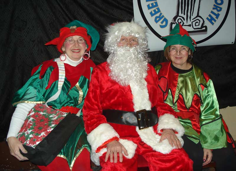 Jolly old Santa and his Elves, Toronto